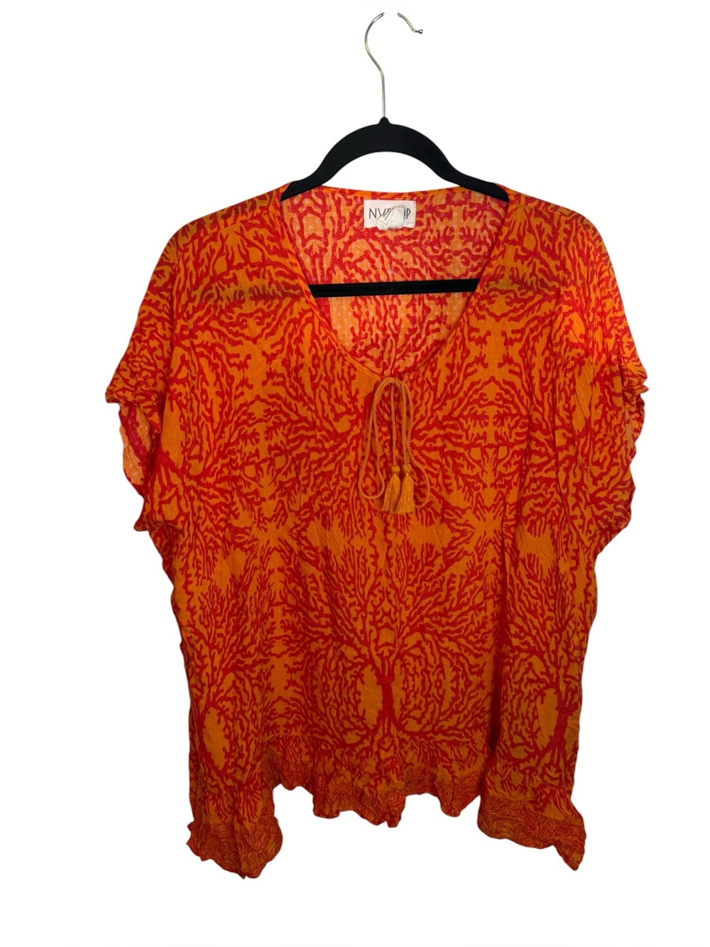 Nvelop Sun Orange Tropical Boho Swim Cover